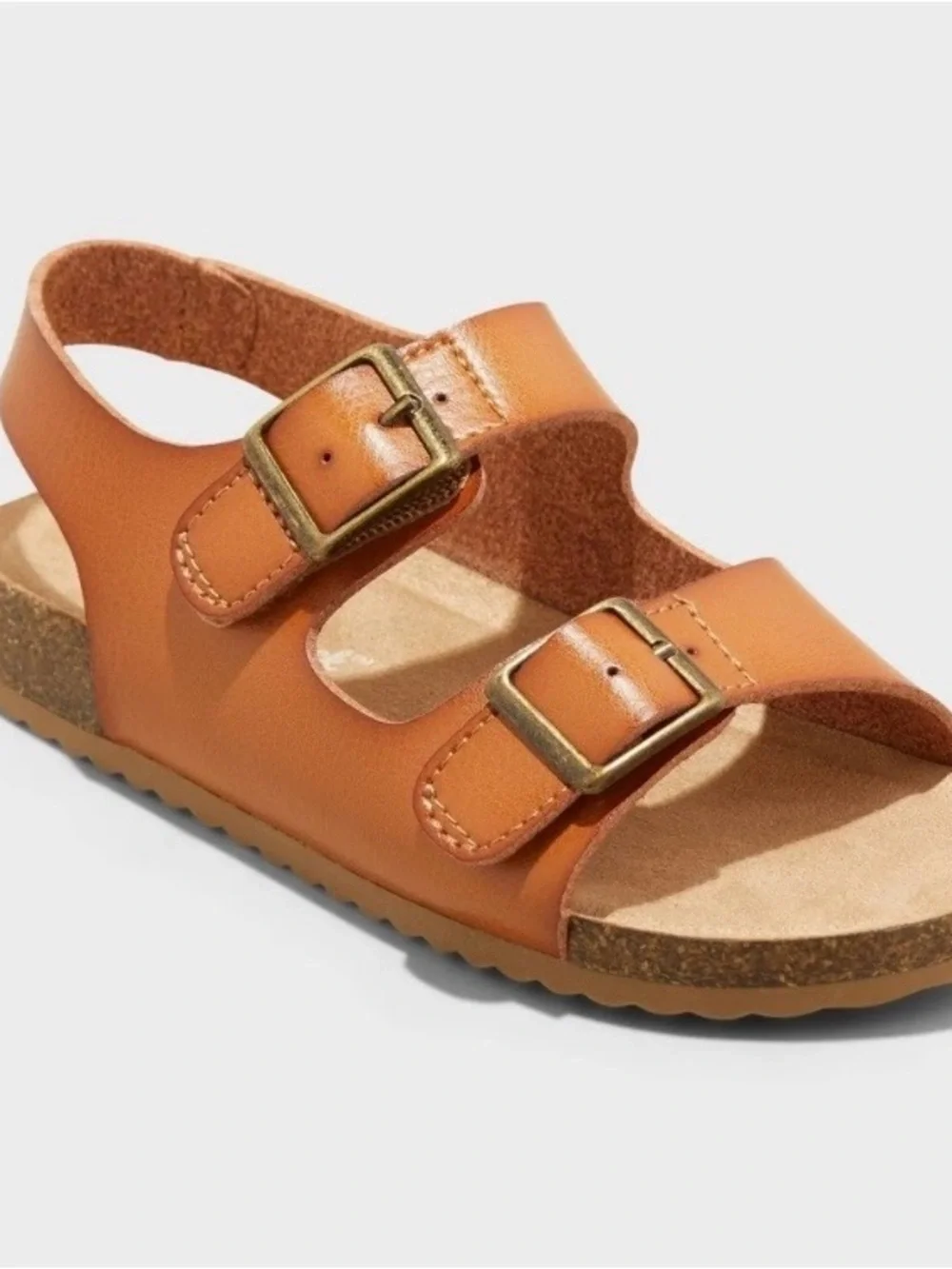 Toddler Reagan Footbed Sandals - Cat & Jack™ Cognac Size 9T new
